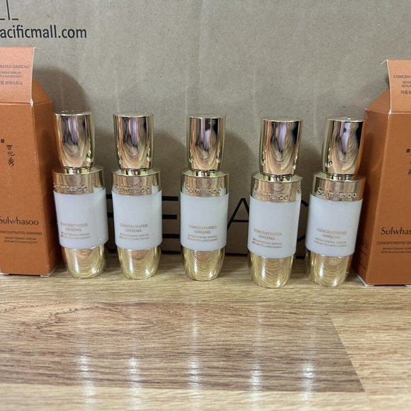 Sulwhasoo Concentrated Ginseng Brightening Serum 8ml x 5 Pcs US Seller - Picture 1 of 3